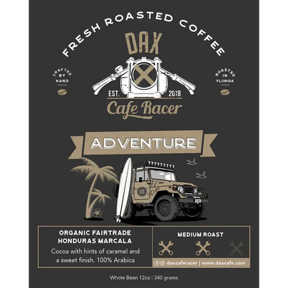 Adventure Honduras Marcala Single Origin Whole Bean Coffee bag — DAX Coffee Orlando