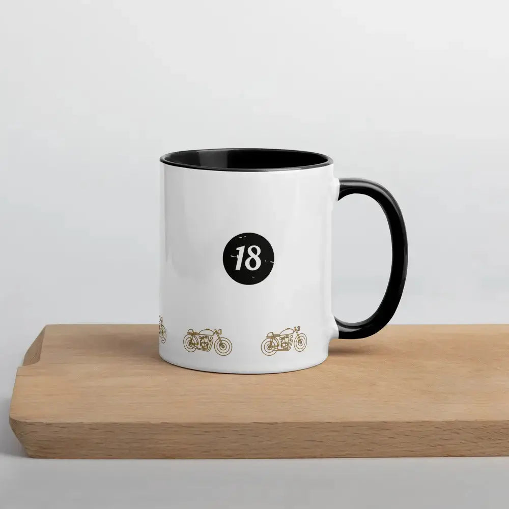 Cafe Racer Mug with Color Inside - DAX Cafe Racer