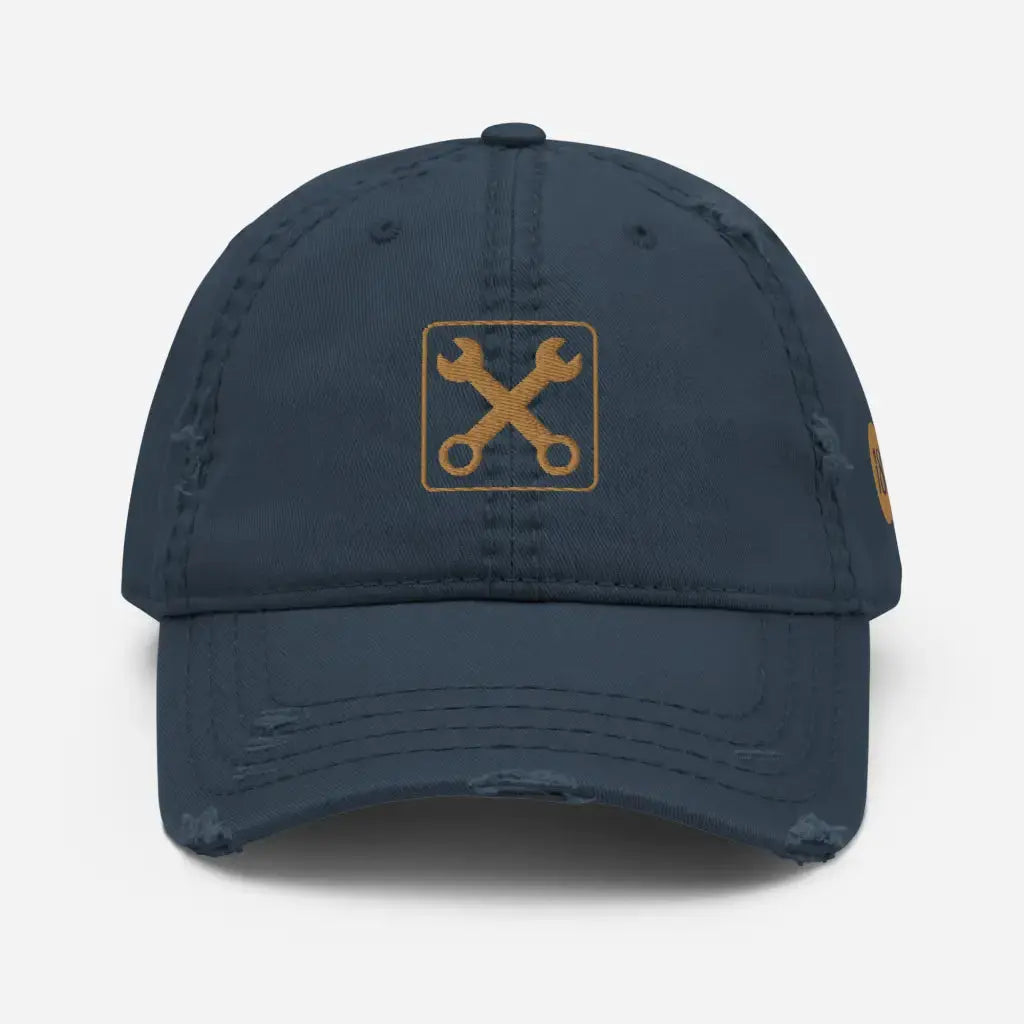 Distressed Dad Hat - DAX Cafe Racer