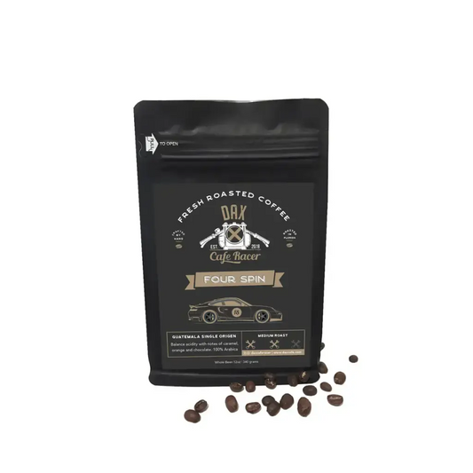 Freshly roasted organic espresso beans from Guatemala Antigua Finca San Rafael Urias, perfect for making the best espresso.